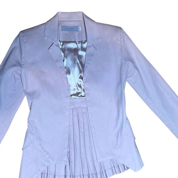 Preen Line Pink Blazer XS Pleated Back Fitted Jacket Cotton Stretch (312) - Picture 14 of 16